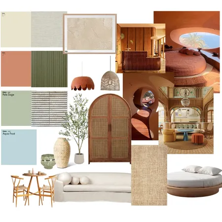 Blind Resort Main Mood Board Interior Design Mood Board by alexiselder44