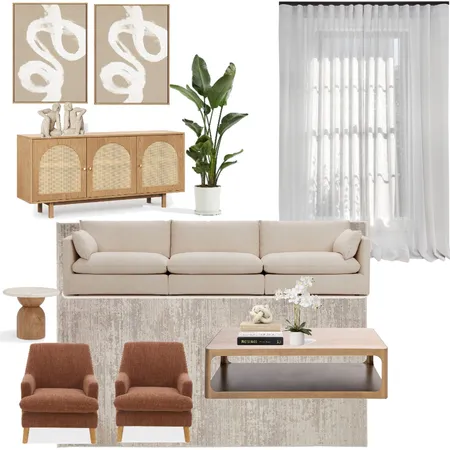 Tyshia Galteau Living Room Interior Design Mood Board by jdarinteriors