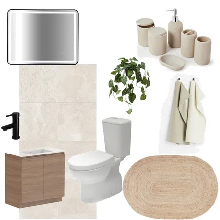Tyshia Galteau Powder Room Interior Design Mood Board by jdarinteriors