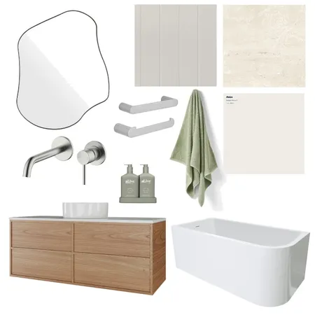 Cardiff Powder Room Interior Design Mood Board by Muse Built
