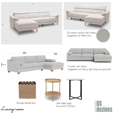 Georgina Lounge room Interior Design Mood Board by DSdezines Interiors on Style Sourcebook