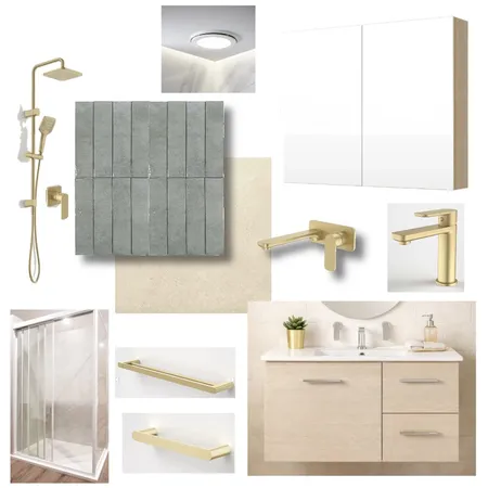 Landsborough Bathroom final selections Interior Design Mood Board by Manea Interior Design & Styling on Style Sourcebook