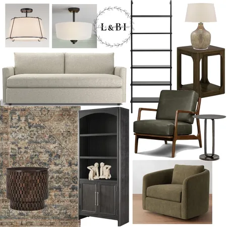 Danik Living Room Interior Design Mood Board by Loft&Blush on Style Sourcebook