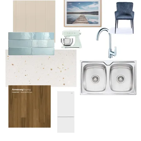 Ocean vibe kitchen Interior Design Mood Board by kcannane@gmail.com on Style Sourcebook