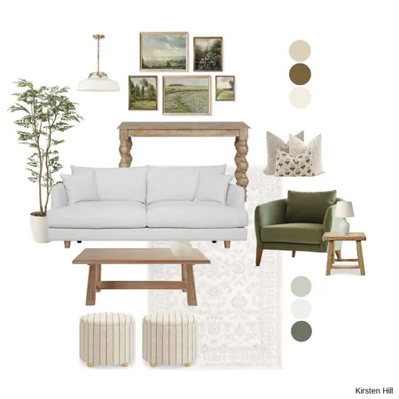 Modern Farmhouse Mood Board (IDI) - module 3 Interior Design Mood Board by Kirsten