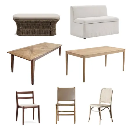 Dining Room KM Interior Design Mood Board by Mysa Interiors