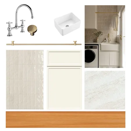 Laundry - Concept 1 Interior Design Mood Board by Dennis Hill Architecture
