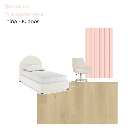 Habitacion pre-adolescente. Niña 10 años Interior Design Mood Board by Bologna on Style Sourcebook