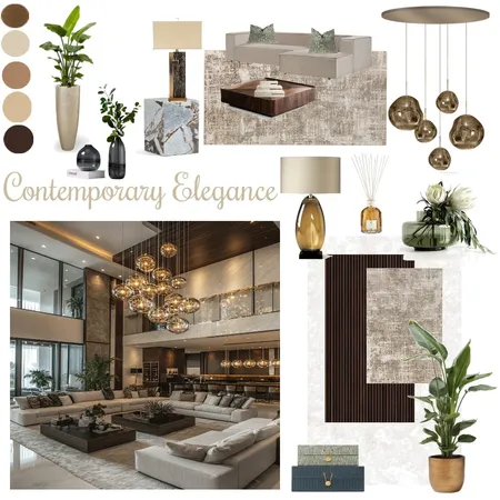 Contemporary Elegance Interior Design Mood Board by Tij on Style Sourcebook