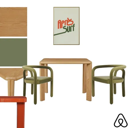 Airbnb Dining/Living Coastal Townhouse Interior Design Mood Board by Cleary & Co. on Style Sourcebook