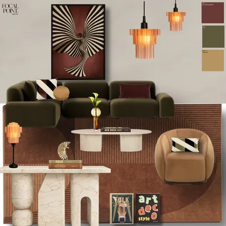 Art Deco/ Classical Lounge Opt 2 Interior Design Mood Board by Focal Point Interior Design on Style Sourcebook