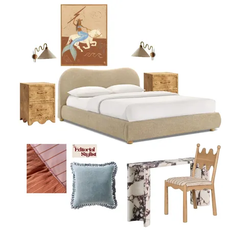 Rosie's Bedroom Interior Design Mood Board by The Editorial Stylist on Style Sourcebook
