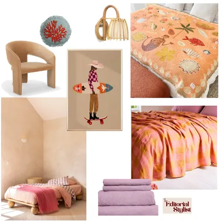 Raff's Bedroom Interior Design Mood Board by The Editorial Stylist