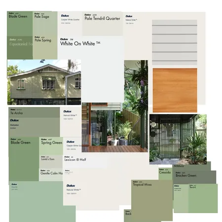 Paint - Exterior sample colours Interior Design Mood Board by Dennis Hill Architecture on Style Sourcebook