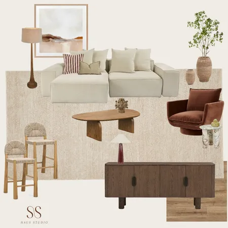 Casa Sol - Living Room Interior Design Mood Board by Haus Studio Interiors on Style Sourcebook