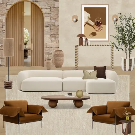 Emma Blomfield - Mediterranean Living Room Interior Design Mood Board by Haus Studio
