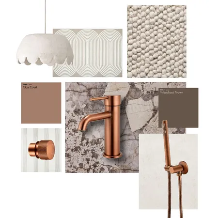 Brushed Copper Introduction Interior Design Mood Board by Aquaperla on Style Sourcebook