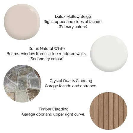 Anita house facade Interior Design Mood Board by Ashleigh Charlotte