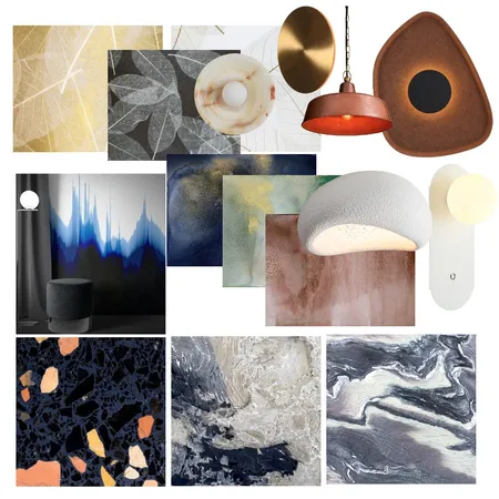 Reception Interior Design Mood Board by rebecca.reardon@billyblue.torrens.edu.au
