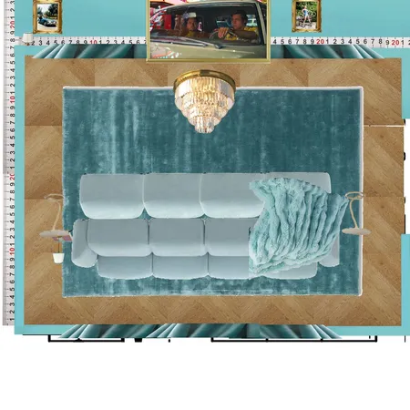 Cinema Blue Colour Drench Interior Design Mood Board by dl2407 on Style Sourcebook