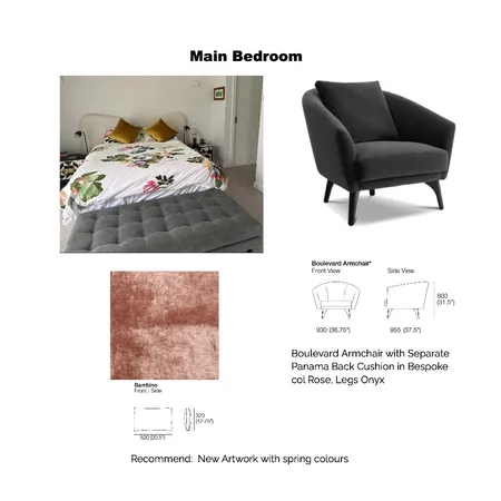 Main Bedroom Interior Design Mood Board by Lets See Design on Style Sourcebook