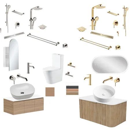 Bathroom/Laundry Interior Design Mood Board by IIDR Interior Design on Style Sourcebook