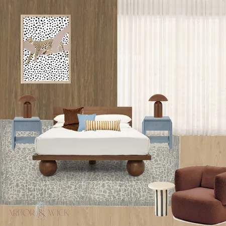 Emma Blomfield x Unitex Bedroom Interior Design Mood Board by Arbor & Wick on Style Sourcebook