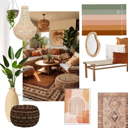 Boho Interior Design Mood Board by Bayleamiekus on Style Sourcebook