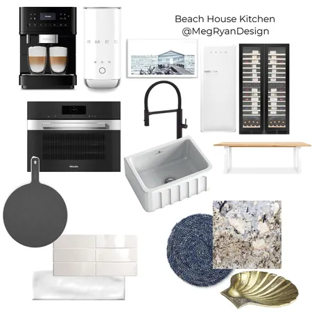 Beach House Kitchen Interior Design Mood Board by Meg Ryan Design on Style Sourcebook