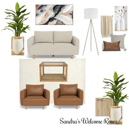 Sandra's Welcome Room Interior Design Mood Board by Camilla Zefi Interiors on Style Sourcebook