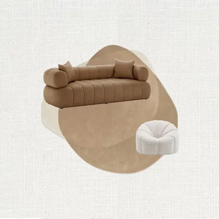 Textured Lounge - Natural 2 Interior Design Mood Board by Carley Design Studio