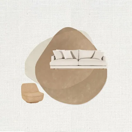 Textured Lounge - Natural 7 Interior Design Mood Board by Carley Design Studio