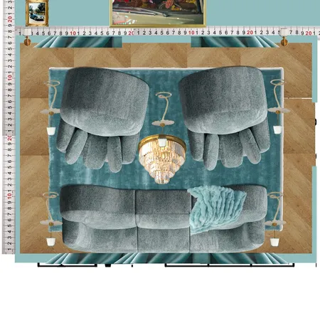 Cinema Blue Colour Drench Interior Design Mood Board by dl2407 on Style Sourcebook