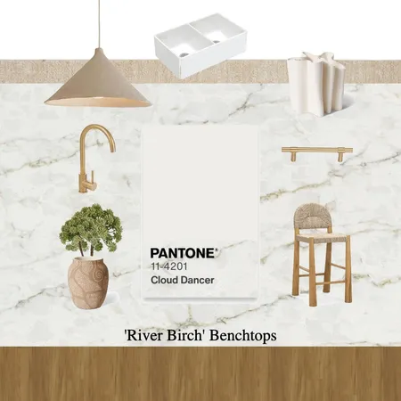 Pantone Colour of the Year ft. River Birch Interior Design Mood Board by Granite Transformations on Style Sourcebook