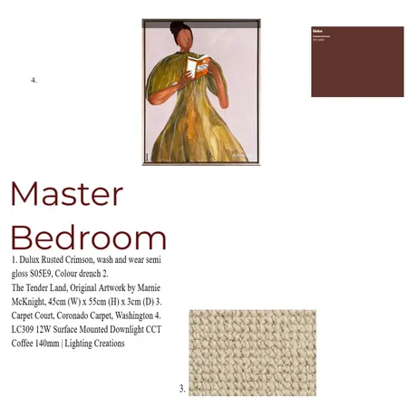 Master Bedroom Interior Design Mood Board by BeaRoseRees on Style Sourcebook