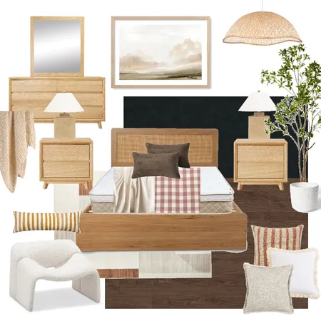 Rustic Bedroom Interior Design Mood Board by Profile Australia