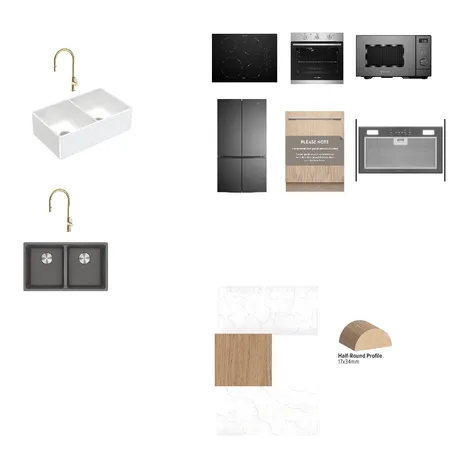Kitchen Fixtures + Fittings + Appliances Interior Design Mood Board by IIDR Interior Design on Style Sourcebook