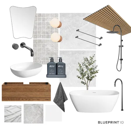 Main Bathroom Interior Design Mood Board by Blueprint Interior Design on Style Sourcebook