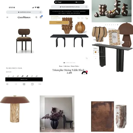 Dining area Interior Design Mood Board by vids on Style Sourcebook