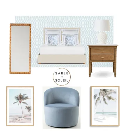 Sophie Bedroom 2 Interior Design Mood Board by Sable + Soleil