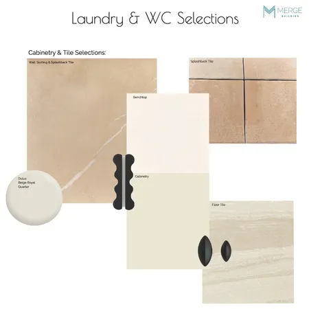 FRENCH - New Laundry & WC Selections Interior Design Mood Board by MERGE BUILDING -Tracy Johnston Interior Designer on Style Sourcebook