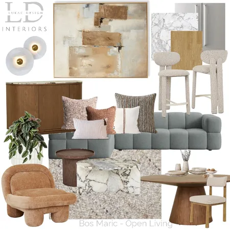Bos Maric Open Living - New 1 Interior Design Mood Board by lukacdesigninteriors on Style Sourcebook