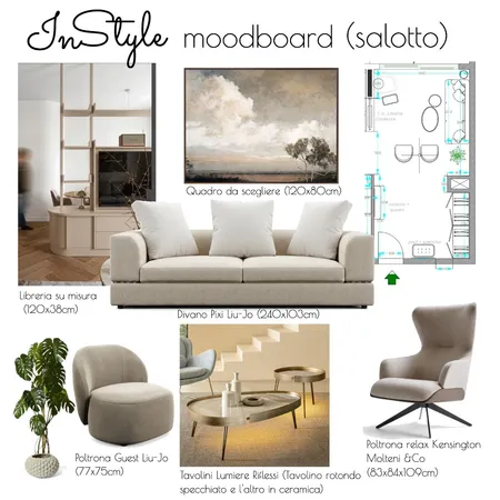 Living room Colantuoni Interior Design Mood Board by InStyle Idea