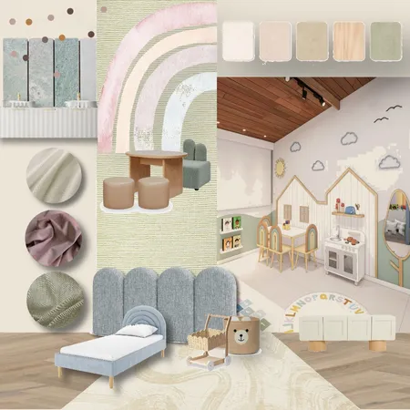 kindergarten Interior Design Mood Board by Zori Rudova