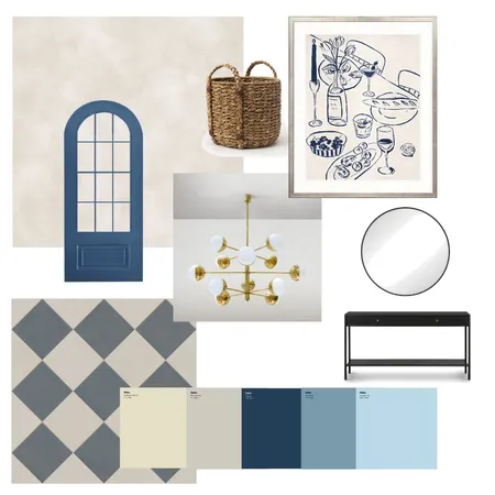 Entry/Hallway Material Board AT2 Interior Design Mood Board by Ana