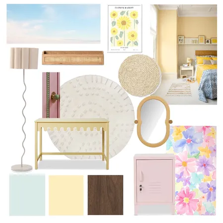 Mellow Yellow Interior Design Mood Board by donellemurray