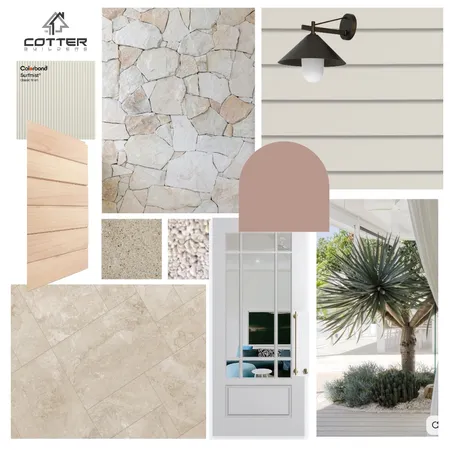 Amari - Exterior Interior Design Mood Board by Cotter Builders on Style Sourcebook