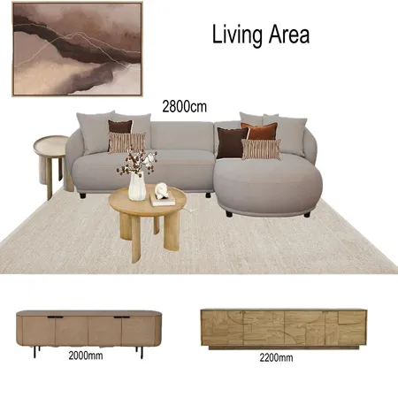 Living Area Interior Design Mood Board by Goran