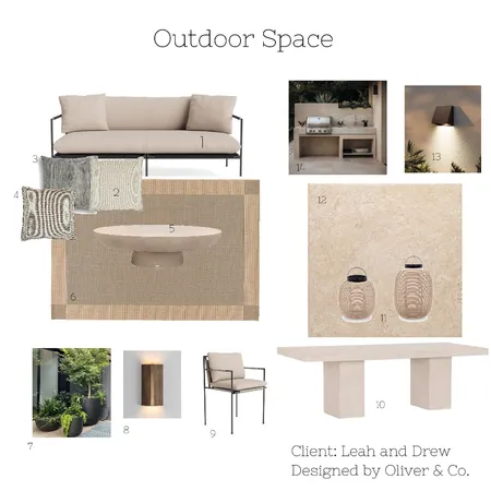Outdoor Interior Design Mood Board by Penelope.oliver@peroli.com.au
