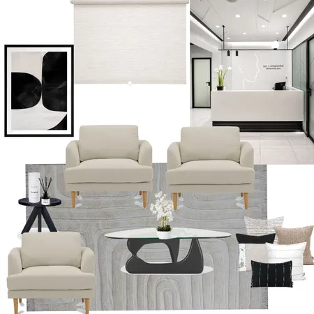Monifa Bishop Waiting Area Interior Design Mood Board by jdarinteriors